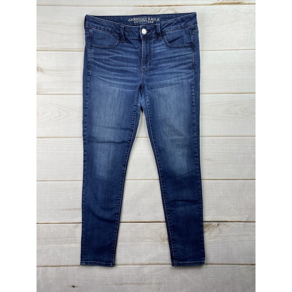 American Eagle Outfitters Mid Wash Blue Jeggings
